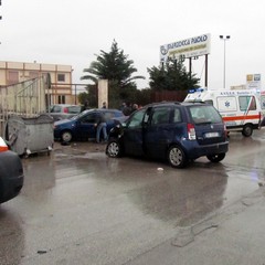 Incidente stradale su via Barletta