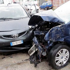 Incidente stradale su via Barletta