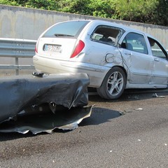 Trani, incidente spettacolare nei pressi di Boccadoro