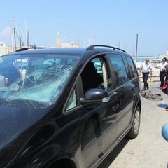 Incidente sul porto di Trani: bici contro auto