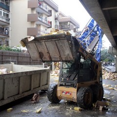 Incidente sulla 16 bis: un camion carico di pasta esce fuori strada