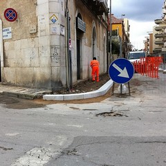 Lavori in via Sant'Annibale Maria di Francia