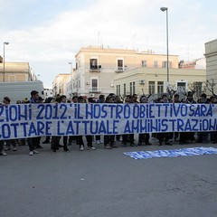 Crisi Fortis Trani, manifestazione dei tifosi