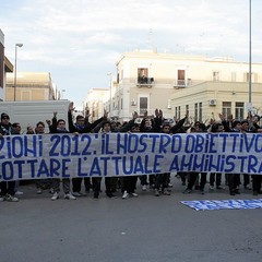 Crisi Fortis Trani, manifestazione dei tifosi