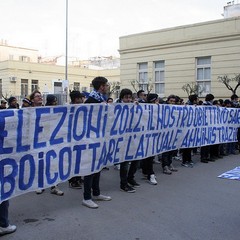 Crisi Fortis Trani, manifestazione dei tifosi