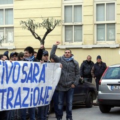 Crisi Fortis Trani, manifestazione dei tifosi