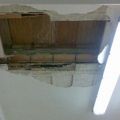 Trani, cede il soffitto del pronto soccorso
