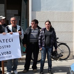 Protesta ex parcheggiatori