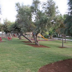 Inaugurazione del parco giochi nella villa comunale di Trani