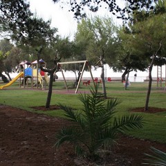 Inaugurazione del parco giochi nella villa comunale di Trani