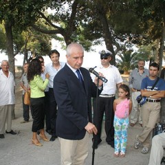 Inaugurazione del parco giochi nella villa comunale di Trani