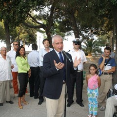 Inaugurazione del parco giochi nella villa comunale di Trani