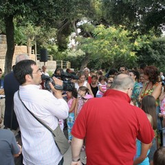 Inaugurazione del parco giochi nella villa comunale di Trani