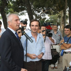 Inaugurazione del parco giochi nella villa comunale di Trani