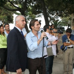 Inaugurazione del parco giochi nella villa comunale di Trani