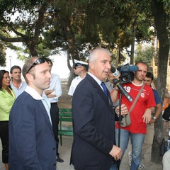 Inaugurazione del parco giochi nella villa comunale di Trani