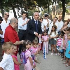 Inaugurazione del parco giochi nella villa comunale di Trani