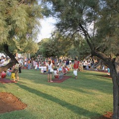Inaugurazione del parco giochi nella villa comunale di Trani