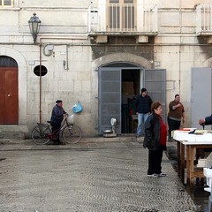 Lavori in piazza Campo dei Longobardi