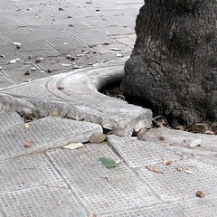 Degrado in piazza della Repubblica