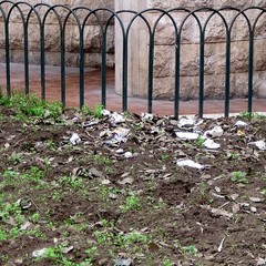 Degrado in piazza della Repubblica