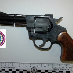 Le armi sequestrate dalla Polizia di Trani