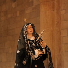 Trani, venerdì santo - processione della Madonna Addolorata