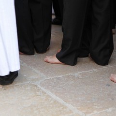 Trani, venerdì santo - processione della Madonna Addolorata