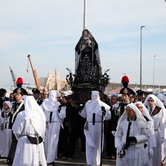 Trani, venerdì santo - processione della Madonna Addolorata