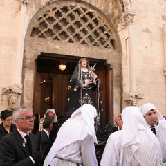Trani, venerdì santo - processione della Madonna Addolorata