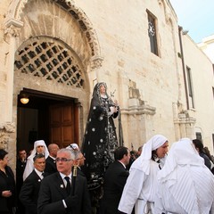 Trani, venerdì santo - processione della Madonna Addolorata