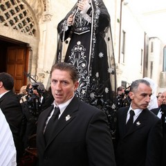 Trani, venerdì santo - processione della Madonna Addolorata