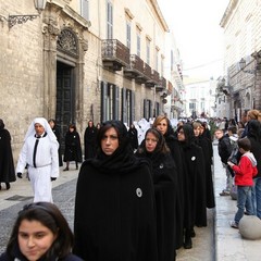 Trani, venerdì santo - processione della Madonna Addolorata
