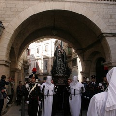 Trani, venerdì santo - processione della Madonna Addolorata