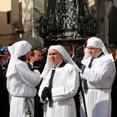 Trani, venerdì santo - processione della Madonna Addolorata