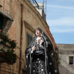 Trani, venerdì santo - processione della Madonna Addolorata