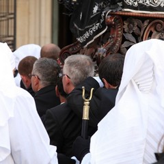 Trani, venerdì santo - processione della Madonna Addolorata
