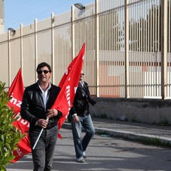 Carcere di Trani, sit-in di protesta degli agenti di polizia penitenziaria