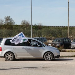 Carcere di Trani, sit-in di protesta degli agenti di polizia penitenziaria