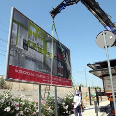 Rimozione impianti pubblicitari abusivi