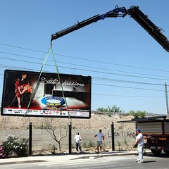 Rimozione impianti pubblicitari abusivi