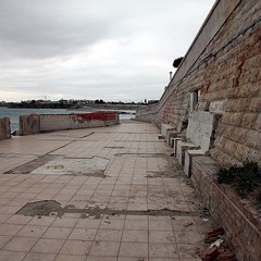 Il rudere del trabucco al monastero di Colonna