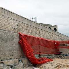 Il rudere del trabucco al monastero di Colonna