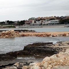 Il rudere del trabucco al monastero di Colonna