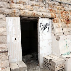 Il rudere del trabucco al monastero di Colonna