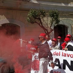 Trani, sciopero CGIL Bat - 6 maggio 2011