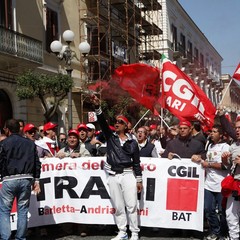 Trani, sciopero CGIL Bat - 6 maggio 2011