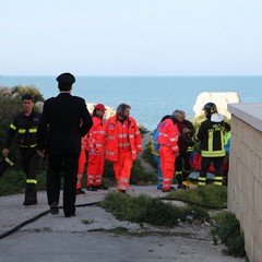 Trani, donna precipita dal muraglione del Castello Svevo