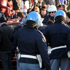 Nardò-Fortis Trani, le foto degli scontri