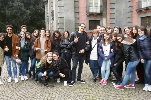 Liceo De Sanctis in gita a Napoli